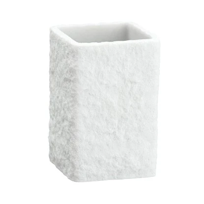 Wenko Zahnputzbecher Villata Weiß Polyresin 7,5 X 10 X 7,5 Cm 4 Wenko Zahnputzbecher Villata Weiß Polyresin 7,5 X 10 X 7,5 Cm – Bild 2