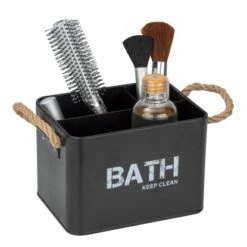 Wenko Badbox Gara Mit 4 Fächern Schwarz 2,37 L Stahl 19 X 12.5 X 13 Cm Schwarz 12 Wenko Badbox Gara Mit 4 Fächern Schwarz 2,37 L Stahl 19 X 12.5 X 13 Cm Schwarz -Wenko 09834 sb freisteller de 05