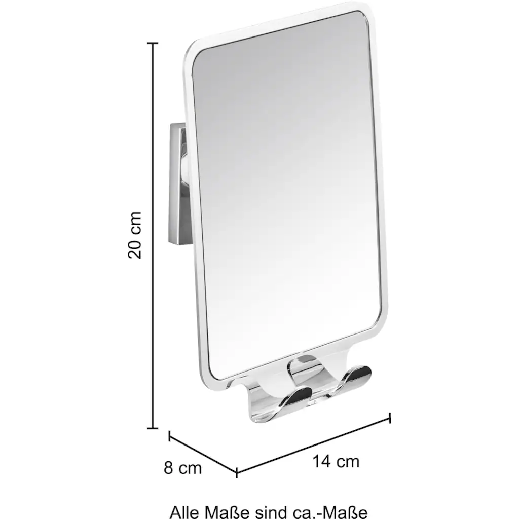 WENKO Schminkspiegel »Vacuum-Loc Quadro« 8 WENKO Schminkspiegel »Vacuum-Loc Quadro« – Bild 6