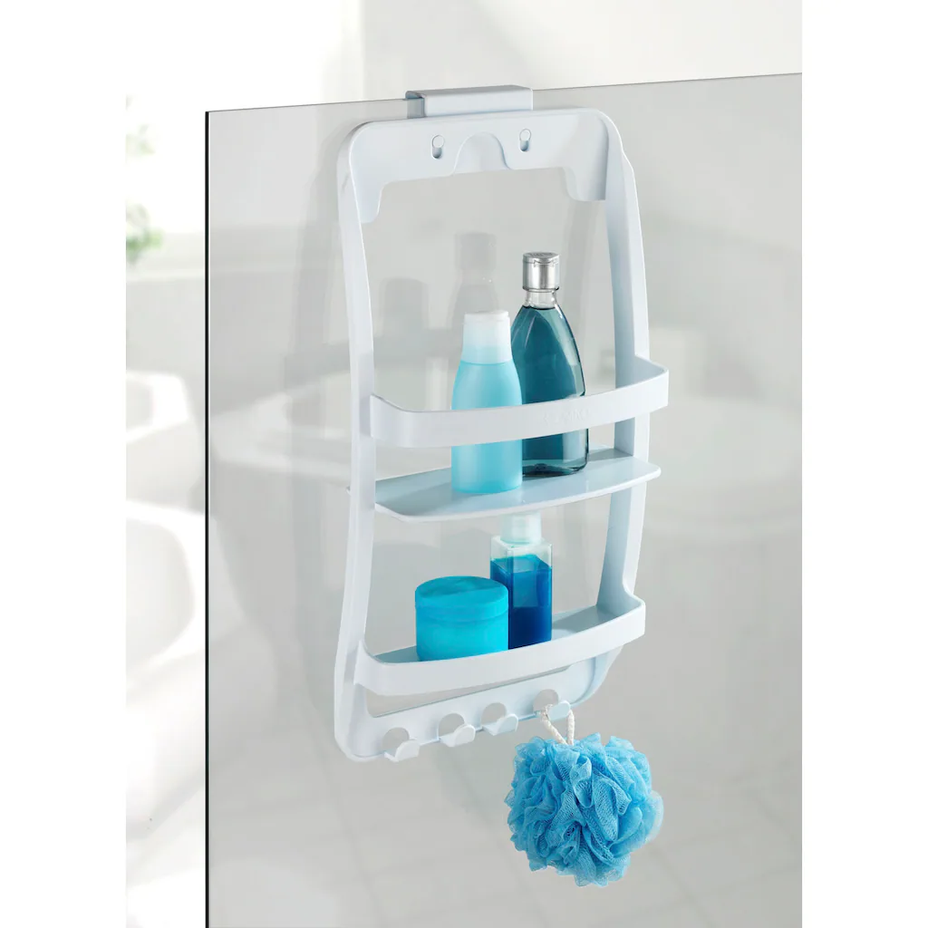 WENKO Badregal »Universal«, 2 Ablagen, 4 Haken 6 WENKO Badregal »Universal«, 2 Ablagen, 4 Haken – Bild 4