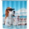 Wenko Polyester Duschvorhang Cool Dog 180 Cm X 200 Cm -Wenko 15456 sb freisteller de 01