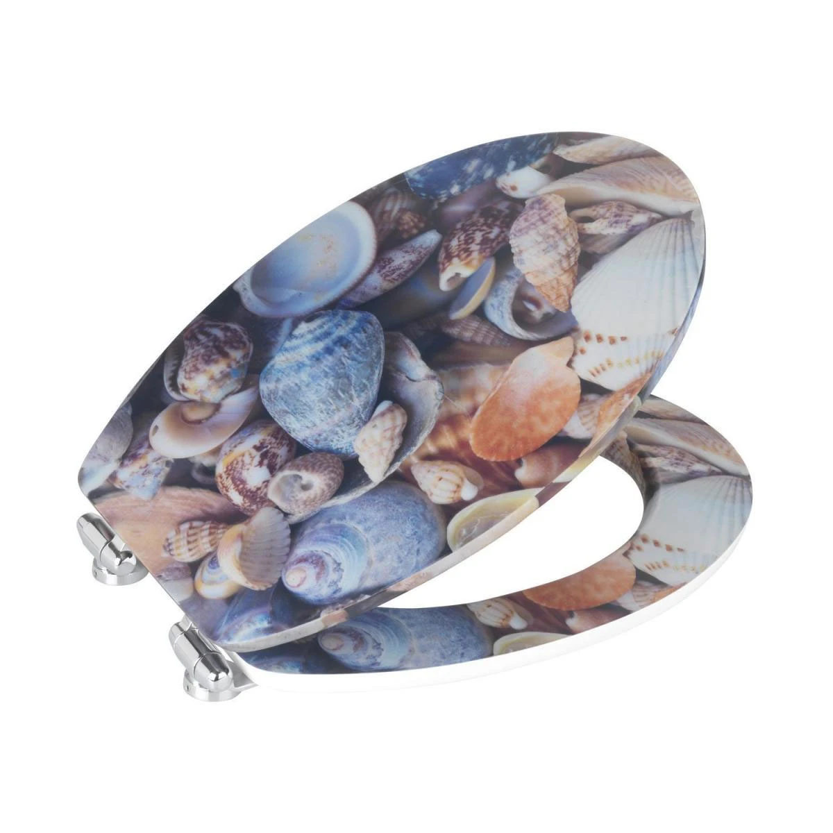 Wenko WC-Sitz „Muschel“, 3D Effekt, Mit Absenkautomatik 4 Wenko WC-Sitz „Muschel“, 3D Effekt, Mit Absenkautomatik – Bild 2