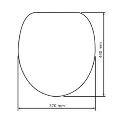 Wenko Premium WC-Sitz „Kos“, Weiß, Mit Absenkautomatik -Wenko 208417 Wenko Premium WC Sitz Kos Weiss mit Absenkautomatik 21901100 05