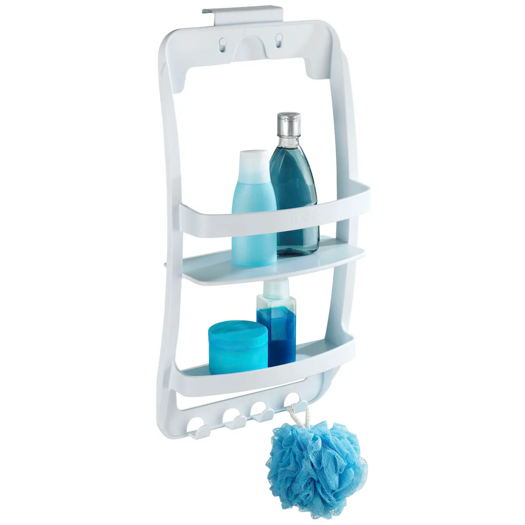 WENKO Badregal »Universal«, 2 Ablagen, 4 Haken 7 WENKO Badregal »Universal«, 2 Ablagen, 4 Haken – Bild 5