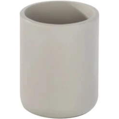 Wenko Zahnputzbecher Planet Taupe -Wenko 21100 sb freisteller de 02