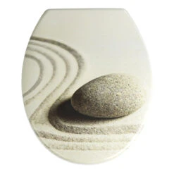 Wenko Premium WC-Sitz „Sabbia“, Antibakteriell, Mit Absenkautomatik