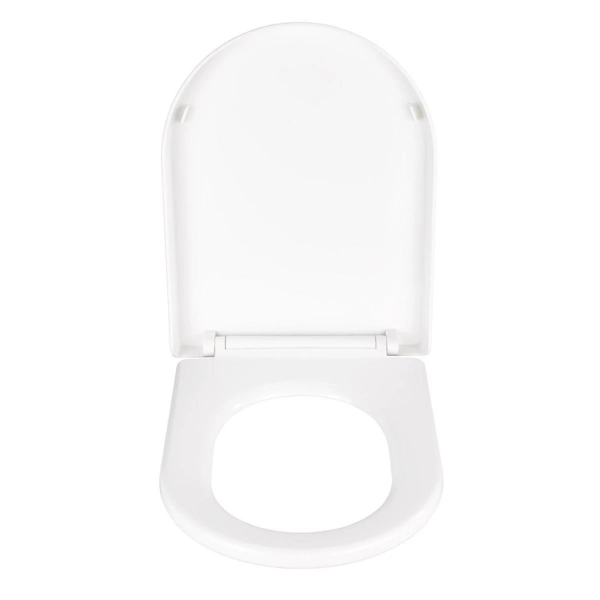 Wenko Premium WC-Sitz „Calla“, Weiß, Mit Absenkautomatik 4 Wenko Premium WC-Sitz „Calla“, Weiß, Mit Absenkautomatik – Bild 2