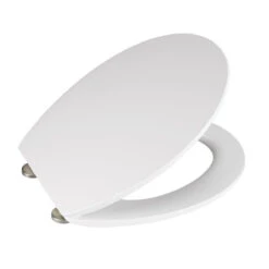 Wenko Premium WC-Sitz „Mora“, Antibakteriell, Mit Absenkautomatik -Wenko 212135 Wenko Premium WC Sitz Mora antibakteriell mit Absenkauto 22417100 03