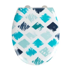 Wenko Premium WC-Sitz „Rhombus“, Mit Absenkautomatik