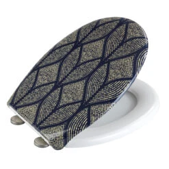 Wenko Premium WC-Sitz „Bohéme“, Mit Absenkautomatik -Wenko 220988 Wenko Premium WC Sitz Boheme mit Absenkautomatik 23578100 03