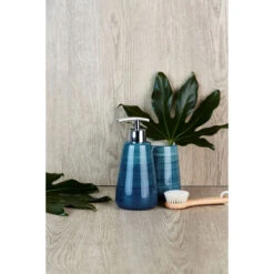 Wenko Seifenspender „Pottery“, Petrol, 360 Ml -Wenko 226124 Wenko Seifenspender Pottery petrol 360 ml 22647100 02