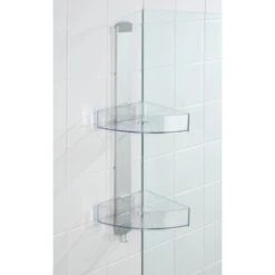 Wenko Eck-Duschcaddy Premium Silber Matt -Wenko 22795100 sb ambiente de 07