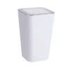 Wenko Schwingdeckeleimer „Candy“, Weiß, 6 L -Wenko 228601 Wenko Schwingdeckeleimer Candy weiss 6 L 22466100 01