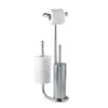 Wenko Stand WC-Garnitur „Universalo“, Chrom -Wenko 228695 Wenko Stand WC Garnitur Universalo chrom 18730100 01