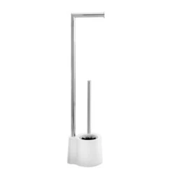 Wenko Stand WC-Garnitur „Avola“, Weiß -Wenko 228727 Wenko Stand WC Garnitur Avola weiss 22989100 03
