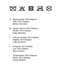 Wenko Wäschesammler „Duo“, Grau Meliert, 120 L 21 Wenko Wäschesammler „Duo“, Grau Meliert, 120 L -Wenko 229425 Wenko Waeschesammler Duo grau meliert 120 l 62151100 10