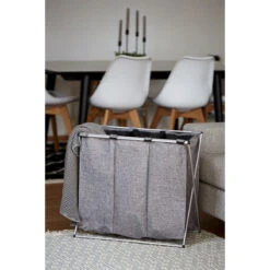 Wenko Wäschesammler „Trio“, Grau Meliert, 130 L 16 Wenko Wäschesammler „Trio“, Grau Meliert, 130 L -Wenko 229426 Wenko Waeschesammler Trio grau meliert 130 l 62152100 06