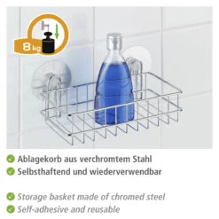 Wenko Static-Loc® Wandablage „Osimo“ -Wenko 229488 Wenko Static Loc Wandablage Osimo 21575100 03