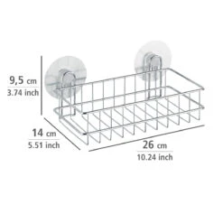 Wenko Static-Loc® Wandablage „Osimo“ -Wenko 229488 Wenko Static Loc Wandablage Osimo 21575100 05