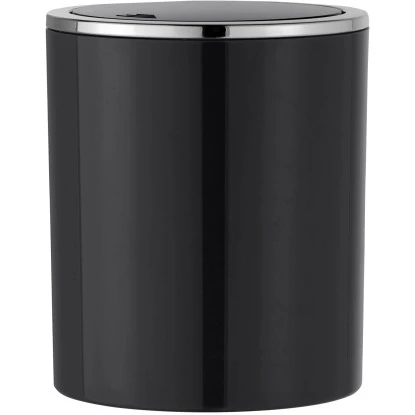 Wenko Mülleimer Mit Schwingdeckel Inca 2 L Schwarz 4 Wenko Mülleimer Mit Schwingdeckel Inca 2 L Schwarz – Bild 2