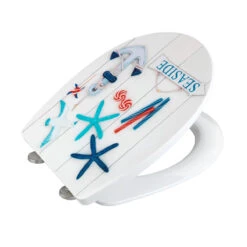 Wenko Premium WC-Sitz „Seaside High Gloss“ -Wenko 247272 Wenko Premium WC Sitz Seaside High Gloss 23539100 03