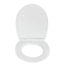 Wenko Premium WC-Sitz „Tulip“, Antibakteriell, Mit Absenkautomatik -Wenko 247278 Wenko Premium WC Sitz Tulip antibakteriell mit Absenkaut 24264100 03