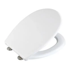 Wenko WC-Sitz Vorno Neo Mit AbsenkautomatikSchnellbefestigung Weiß 37 X 46 Cm -Wenko 25476 sb freisteller de 02