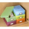 WENKO Organizer, (Set, 5 St.), Aufbewahrungsbox, Mit Beschriftungsfeld