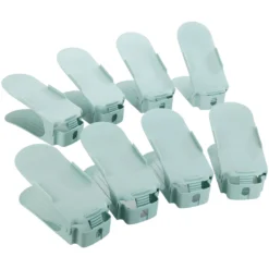 WENKO Schuhstapler, (Set, 8 Tlg.), Höhenverstellbar, Platzsparend, 8-teilig