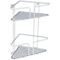 WENKO Badregal »Termoli«, Eckregal, 2 Etagen -Wenko 312502cc39123aea995ed3721b788f8a