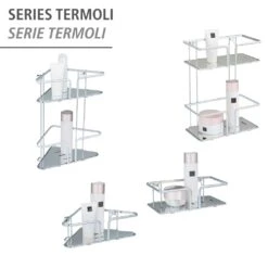 WENKO Badregal »Termoli«, Zur Wandmontage, 2 Etagen -Wenko 326841ffc6c6b454260ea9b7e1273305