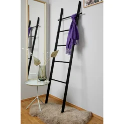 WENKO Handtuchleiter »Loft«, Bambus, Schwarz Lackiert 13 WENKO Handtuchleiter »Loft«, Bambus, Schwarz Lackiert -Wenko 338127c82703ef9cbab0318dc7c5b873