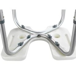 Wenko Duschhocker Mit Hygieneausschnitten Secura Weiß Höhenverstellbar -Wenko 36789 sb freisteller de 05