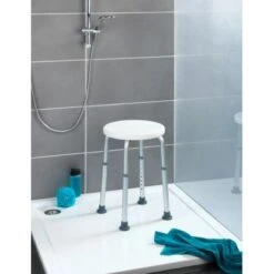 Wenko Duschhocker Secura Weiß Höhenverstellbar -Wenko 38257401 sb ambiente de 02