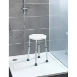 Wenko Duschhocker Secura Weiß Höhenverstellbar -Wenko 38257401 sb ambiente de 03