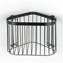 Wenko Eckablage Classic Plus Black Stahl 23,5 X 16,5 X 18,5 Cm Schwarz -Wenko 38258361 sb ambiente de 03