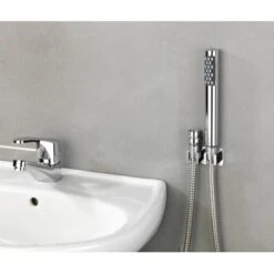 Wenko Waschbeckenbrause Mit Duo Haken Edelstahl 170 X 2.7 X 2.7 Cm Silber Glänze 14 Wenko Waschbeckenbrause Mit Duo Haken Edelstahl 170 X 2.7 X 2.7 Cm Silber Glänze -Wenko 38264874 sb ambiente de 03