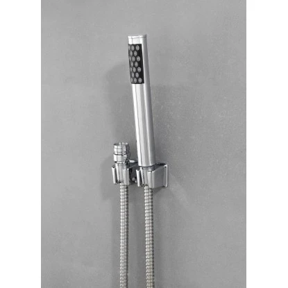 Wenko Waschbeckenbrause Mit Duo Haken Edelstahl 170 X 2.7 X 2.7 Cm Silber Glänze 5 Wenko Waschbeckenbrause Mit Duo Haken Edelstahl 170 X 2.7 X 2.7 Cm Silber Glänze – Bild 3