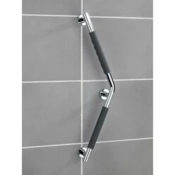 Wenko Wandhaltegriff 37 Cm X 37 Cm Secura 135° Schwarz -Wenko 38268544 sb ambiente de 01