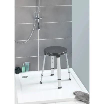 Wenko Duschhocker Secura Premium Anthrazit Rund Drehbar 11 Wenko Duschhocker Secura Premium Anthrazit Rund Drehbar – Bild 9