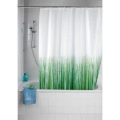 Wenko Anti-Schimmel Duschvorhang Nature 180 Cm X 200 Cm Weiß -Wenko 385206 1068 picture 3