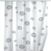 Wenko Duschvorhang Schnecke 180 Cm X 200 Cm Weiß