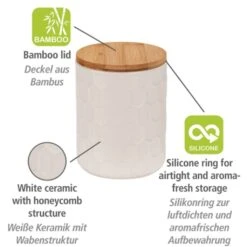 WENKO Vorratsdose »Maya«, (1 Tlg.), FSC, Vorratsdose Aus Keramik Mit Bambus-Deckel 11 WENKO Vorratsdose »Maya«, (1 Tlg.), FSC, Vorratsdose Aus Keramik Mit Bambus-Deckel -Wenko 3b22f6f7eb4c4f0fcf547e4c9f96f9ec