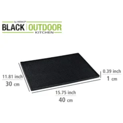 WENKO Abtropfmatte »Maxi«, 40 X 30 Cm, Black Outdoor Kitchen Zubehör Mit Noppenstruktur -Wenko 3fc28b1ca20d06bec4e10cf985c55445