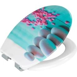 Wenko WC-Sitz Meditation Aus Duroplast Mit Absenkautomatik -Wenko 4008069014453 1068 03