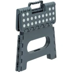 Wenko Klapptritt Rutschfest Mit Gummierten Füßen Grau -Wenko 4008069130658 1068 04