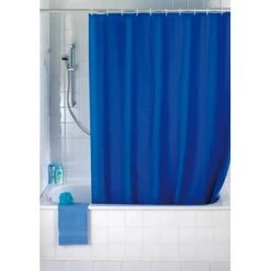 Wenko Duschvorhang Aus PEVA Uni Night Blue 120 Cm X 200 Cm -Wenko 4008838191064 1068 02