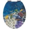 Wenko WC-Sitz Fish Mit 3D-Effekt MDF Mit Absenkautomatik Mehrfarbig 2 Wenko WC-Sitz Fish Mit 3D-Effekt MDF Mit Absenkautomatik Mehrfarbig -Wenko 4008838223512 1068 01
