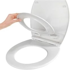 Wenko WC-Sitz Syros Family Thermoplast Mit Absenkautomatik Weiß -Wenko 4008838230985 1068 07