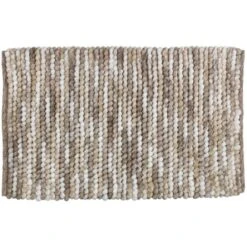 Wenko Badteppich Urdu 60 Cm X 90 Cm Taupe